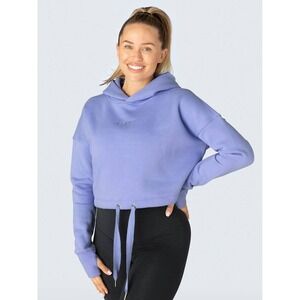 SHEFIT NWOT Women's Plus 2X Cropped Comfort‎ Hoodie in Periwinkle